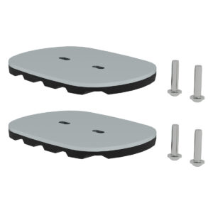 Das richtige Gewächshaus - problemlos und komfortabel 9 Günzburger Steigtechnik nivello®-Fußplatte für Gitterroste 126x89 mm