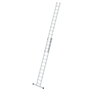 Günzburger Steigtechnik Sprossen-Schiebeleiter 2-teilig mit Standard-Traverse 2x13 Sprossen