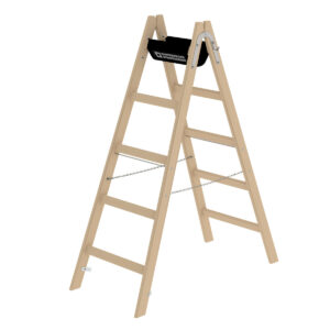 Das richtige Gewächshaus - problemlos und komfortabel 5 Günzburger Steigtechnik Sprossen-Stehleiter Holz 2x5 Sprossen