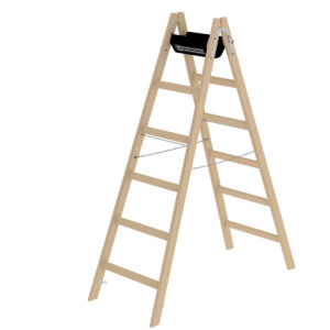 Das richtige Gewächshaus - problemlos und komfortabel 11 Günzburger Steigtechnik Sprossen-Stehleiter Holz 2x6 Sprossen