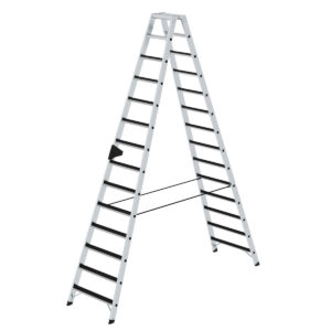 Das richtige Gewächshaus - problemlos und komfortabel 1 Günzburger Steigtechnik Stufen-Stehleiter beidseitig begehbar mit clip-step 2x14 Stufen