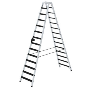 Das richtige Gewächshaus - problemlos und komfortabel 11 Günzburger Steigtechnik Stufen-Stehleiter beidseitig begehbar mit clip-step relax 2x14 Stufen
