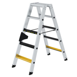 Das richtige Gewächshaus - problemlos und komfortabel 9 Günzburger Steigtechnik Stufen-Stehleiter 250 kg beidseitig begehbar mit clip-step R13 2x5 Stufen