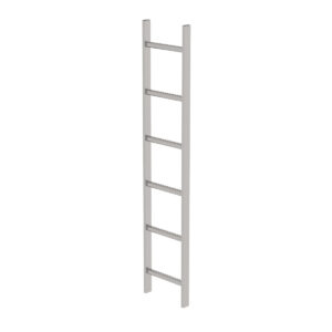 Das richtige Gewächshaus - problemlos und komfortabel 2 Günzburger Steigtechnik Schachtleiter Edelstahl V4A 300mm Lichte Weite 6 Sprossen