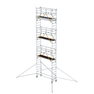 Günzburger Steigtechnik Rollgerüst SG 0,75 x 2,45 m mit Ausleger Plattformhöhe 7,55 m