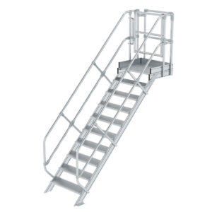 Das richtige Gewächshaus - problemlos und komfortabel 1 Günzburger Steigtechnik Treppen-Modul Aluminium geriffelt 10 Stufen