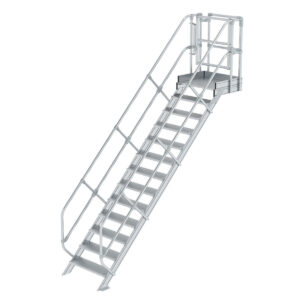 Das richtige Gewächshaus - problemlos und komfortabel 7 Günzburger Steigtechnik Treppen-Modul Aluminium geriffelt 13 Stufen
