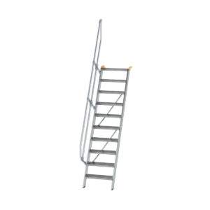 Das richtige Gewächshaus - problemlos und komfortabel 8 Günzburger Steigtechnik Treppe 60° Stufenbreite 600 mm 10 Stufen Aluminium geriffelt