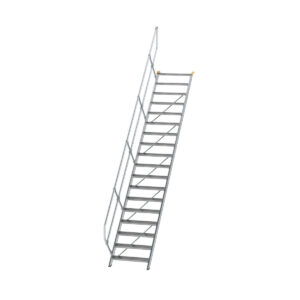 Das richtige Gewächshaus - problemlos und komfortabel 11 Günzburger Steigtechnik Treppe 45° Stufenbreite 800 mm 18 Stufen Aluminium geriffelt
