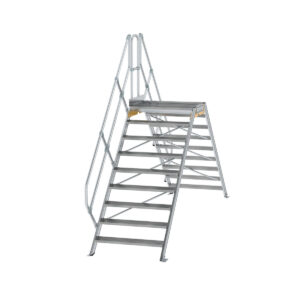 Günzburger Steigtechnik Überstieg 45° Stufenbreite 1000 mm 9 Stufen