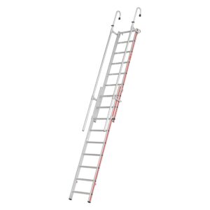 Hymer Einhänge-Schiebeleiter 11+12 mit beidseitigem Handlauf