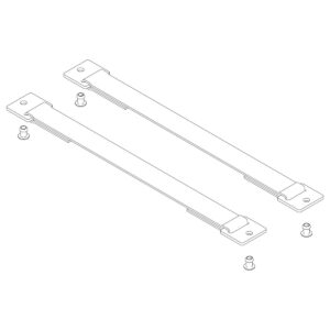 Das richtige Gewächshaus - problemlos und komfortabel 5 Günzburger Steigtechnik Spreizsicherung Gurtband 316 mm mit Befestigungsplatten 1 Satz = 2 Stück, inkl.