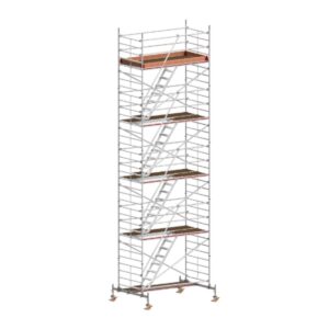 Das richtige Gewächshaus - problemlos und komfortabel 2 Hymer Treppen-Fahrgerüst mit Fahrtraverse Bühnenlänge 2,95 m, Rahmenteilbreite 1,50 m, Reichhöhe 10,60 m