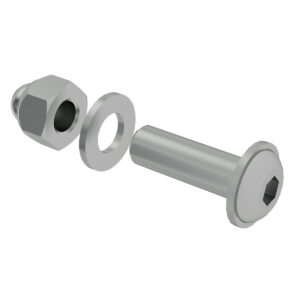 Günzburger Steigtechnik Systemgeländer Verbindungsschraube M8 x 25 kpl. 1 Satz = 10 Stück