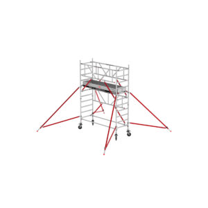 Altrex RS TOWER 51 Plus-S mit Safe-Quick® Geländer - 0.90 x 2.45 m Holzplattformen, Arbeitshöhe 4,20 m