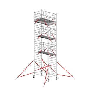 Altrex RS TOWER 52(Safe-Quick® + Streben) fahrgerüst breit, 1.35 x 2.45 m Holz-Plattformen, Arbeitshöhe bis 9,20m