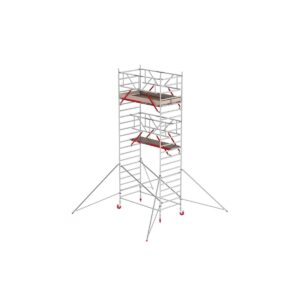 Das richtige Gewächshaus - problemlos und komfortabel 10 Altrex Fahrgerüst RS TOWER 42 mit Safe-Quick® Geländer + Streben - 1.35 x 2.45 m Arbeitshöhe bis 7,2m