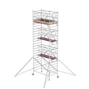Das richtige Gewächshaus - problemlos und komfortabel 10 Altrex Fahrgerüst RS TOWER 42 mit Safe-Quick® Geländer + Streben - 1.35 x 2.45 m Arbeitshöhe bis 8,2m