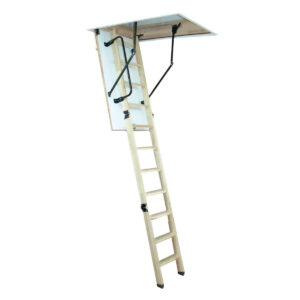 Das richtige Gewächshaus - problemlos und komfortabel 10 Altrex Woodytrex-Superieur 3-teilige Bodentreppe (einklappbar) 140x70 cm