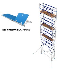 ASC Group AGS Rollgerüst 75x250x12,3ph carbon - zweiseitig