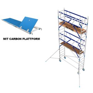 Das richtige Gewächshaus - problemlos und komfortabel 6 ASC Group AGS Rollgerüst 75x250x4,3ph carbon - zweiseitig