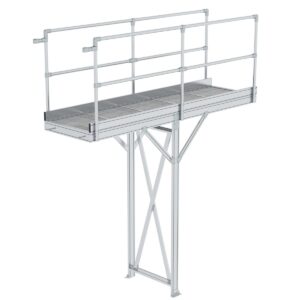 Das richtige Gewächshaus - problemlos und komfortabel 4 Günzburger Steigtechnik Laufsteg-Modul Stahl-Gitterrost PF-Höhe 1250-2499 mm PF-Länge 3070 mm