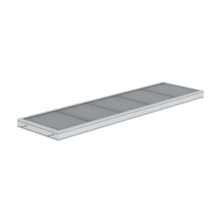 Das richtige Gewächshaus - problemlos und komfortabel 3 Günzburger Steigtechnik Plattform Aluminium-Gitterrost eloxiert Plattformlänge 3060 mm
