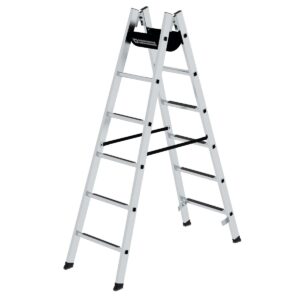 Das richtige Gewächshaus - problemlos und komfortabel 9 Günzburger Steigtechnik Sprossen-Stehleiter SprossenSafe R 13 2x6 Sprossen