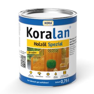 Das richtige Gewächshaus - problemlos und komfortabel 9 Koralan Holzöl Spezial