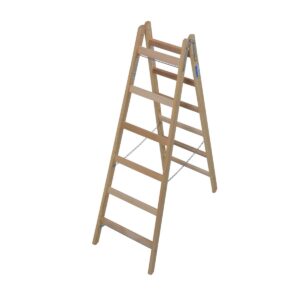 Das richtige Gewächshaus - problemlos und komfortabel 2 Krause STABILO Sprossen-DoppelLeiter (Holz) 2x6 Sprossen