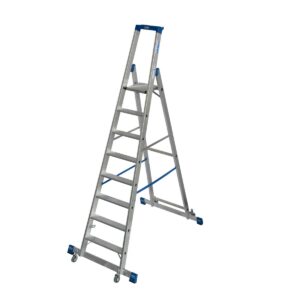 Das richtige Gewächshaus - problemlos und komfortabel 11 Krause STABILO Stufen-StehLeiter, fahrbar mit Traverse 8 Stufen