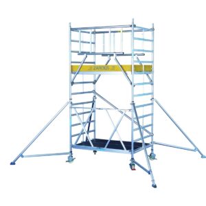 Das richtige Gewächshaus - problemlos und komfortabel 5 ZARGES Compactmaster S-PLUS 2T - Klappgerüst Arbeitshöhe 11,60 m