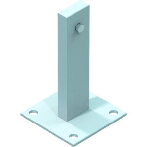 Das richtige Gewächshaus - problemlos und komfortabel 1 ZARGES Fußplatte