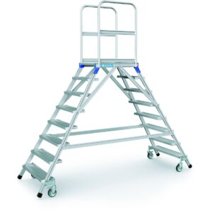ZARGES Podesttreppe, beidseitig 8 Stufen
