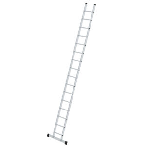 Günzburger Steigtechnik Sprossen-Anlegeleiter mit Standard-Traverse 16 Sprossen