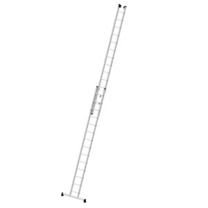 Günzburger Steigtechnik Sprossen-Seilzugleiter 2-teilig mit nivello®-Traverse 2x14 Sprossen