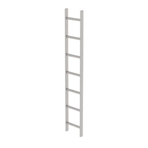 Günzburger Steigtechnik Schachtleiter Edelstahl V4A 300mm Lichte Weite 7 Sprossen