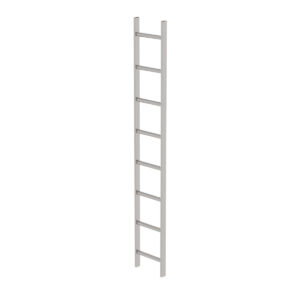 Günzburger Steigtechnik Schachtleiter Edelstahl V4A 300mm Lichte Weite 8 Sprossen