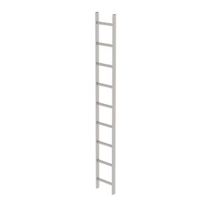 Günzburger Steigtechnik Schachtleiter Edelstahl V4A 300mm Lichte Weite 9 Sprossen