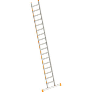 Layher LE TOPIC-ANLEGELEITER 17 STUFEN MIT TRA