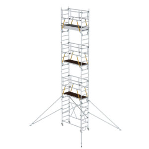 Günzburger Steigtechnik Klappgerüst SG 0,75 x 1,80 m mit Ausleger Plattformhöhe 7,12 m