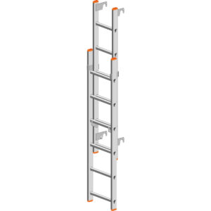 Layher Leiter für Staro Rollbock 2x6 Sprossen