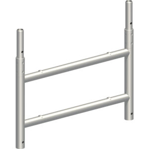 Layher Alu - Standleiter mit 2 Sprossen