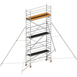 Layher UNI Standard P2 Fahrgerüst mit 5m Gerüststützen Gerüsthöhe 6,43 m