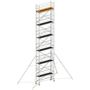 Layher UNI Standard P2 Fahrgerüst mit 5m Gerüststützen Gerüsthöhe 12,43 m
