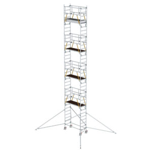 Günzburger Steigtechnik Rollgerüst SG 0,75 x 1,80 m mit Ausleger Plattformhöhe 9,51 m