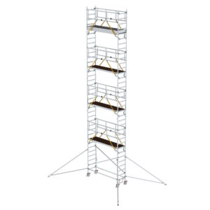 Günzburger Steigtechnik Rollgerüst SG 0,75 x 2,45 m mit Ausleger Plattformhöhe 9,51 m