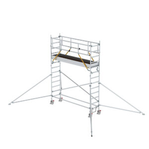 Günzburger Steigtechnik Rollgerüst SG 0,75 x 3,0 m mit Ausleger Plattformhöhe 3,07 m