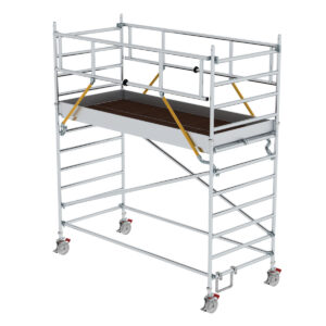 Günzburger Steigtechnik Rollgerüst SG 1,35 x 3,0 m mit Doppel-Plattform Plattformhöhe 2,51 m