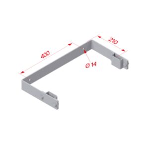 Hymer Wandhalter U-Form 210 mm